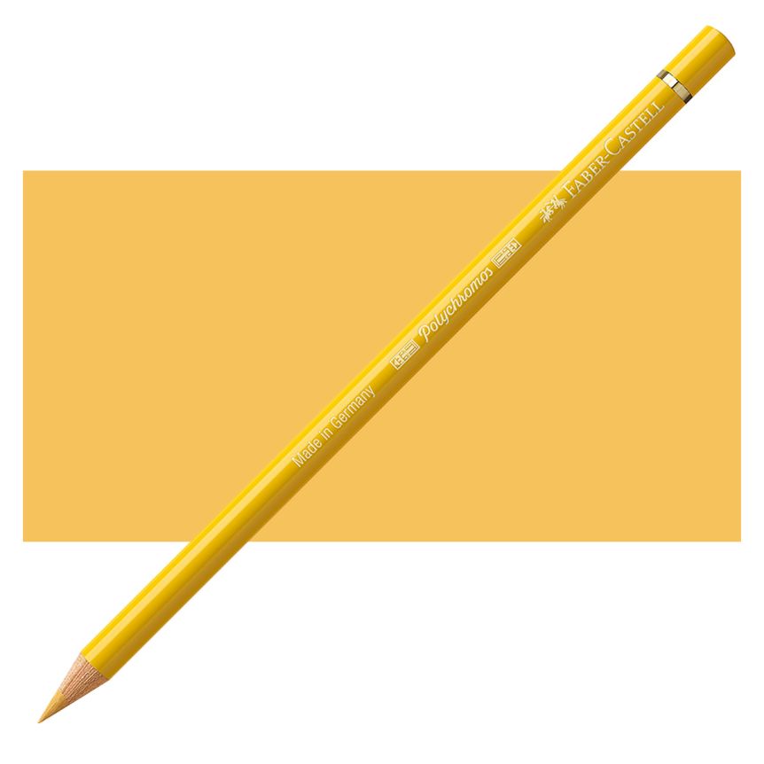 Faber-Castell Polychromos Pencil, No. 184 - Dark Naples Yellow