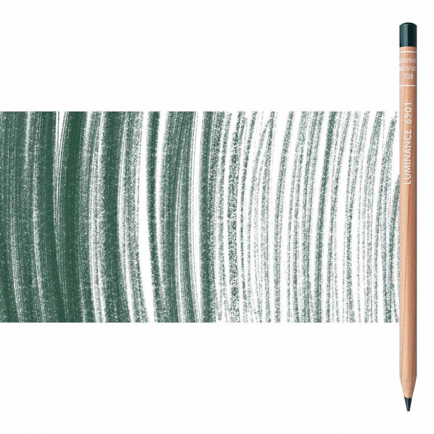 Caran d'Ache Luminance Pencil Dark Sap Green