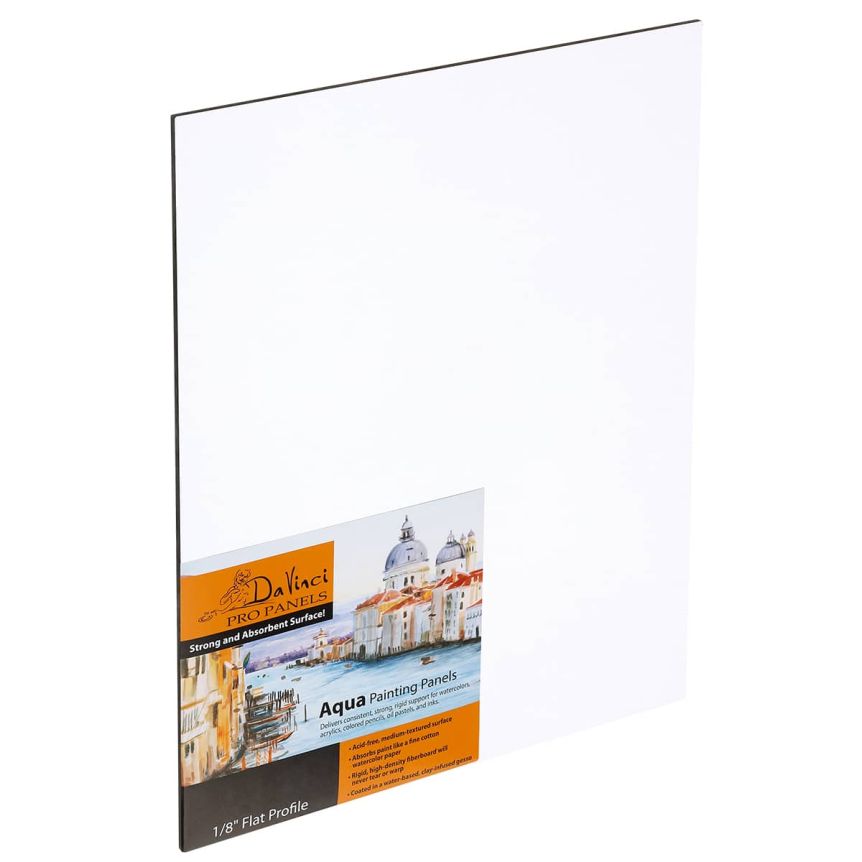 Da Vinci Aqua Pro Medium Texture Watercolor Panel - 1/8" Deep, 14"x18"