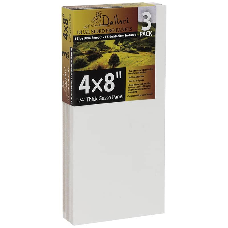 Davinci Pro Panel 6mm Dual Texture Panel 4X8" 3-Pack