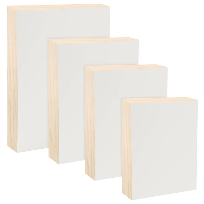 Da Vinci Pro Medium Texture Panel 1-5/8" Deep, Small Rectangles Set of 4