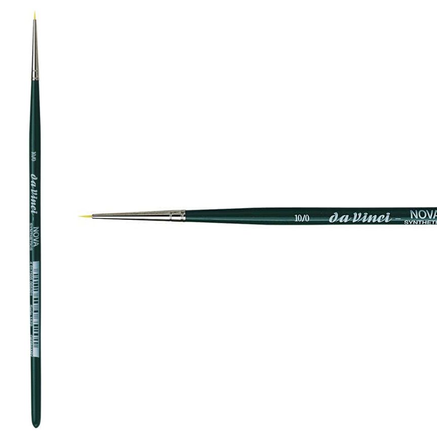 da Vinci Nova Series 1570 Synthetic Short Handle Brush, Size 10X0 Round
