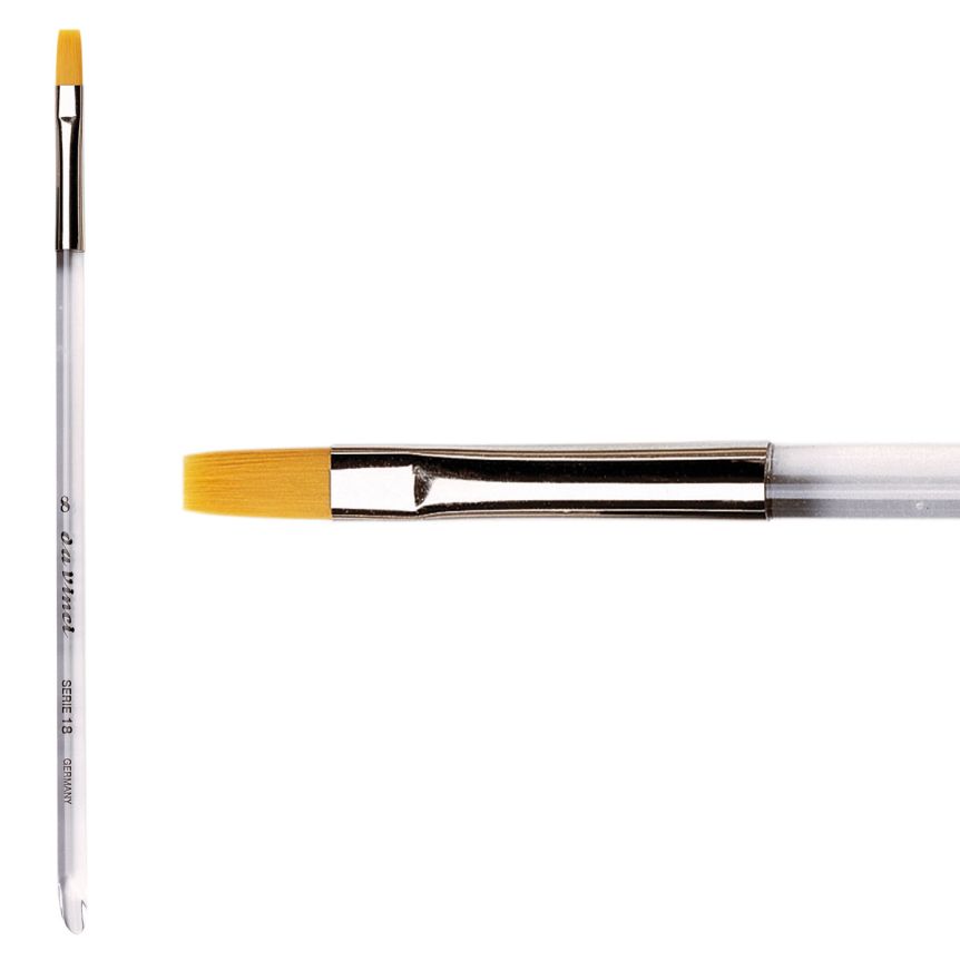 da Vinci Nova Series 18 Synthetic Short Handle Brush, Size 8 Flat Wash