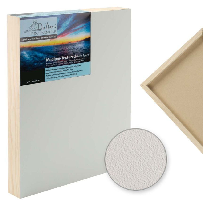 Da Vinci Pro Medium Textured Panel  11"x14", 1-5/8" Deep