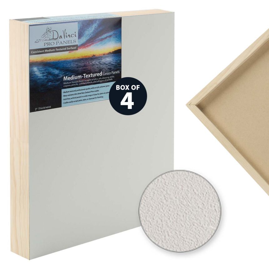 Da Vinci Pro Medium Textured Panel 24"x48", 2" Deep (Box of 4)