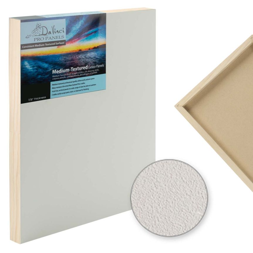 Da Vinci Pro Medium Textured Panel  8"x10", 7/8" Deep