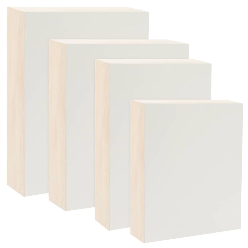 Da Vinci Pro Smooth Gessoboard Panel 2" Deep, Large Rectangles Set of 4