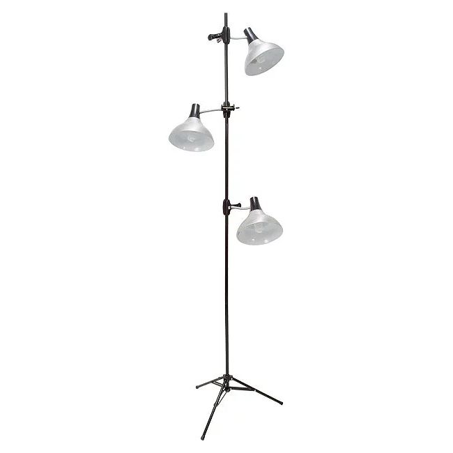 Daylight Artist Studio Lamp Set, 3 Lamps & 1 Stand