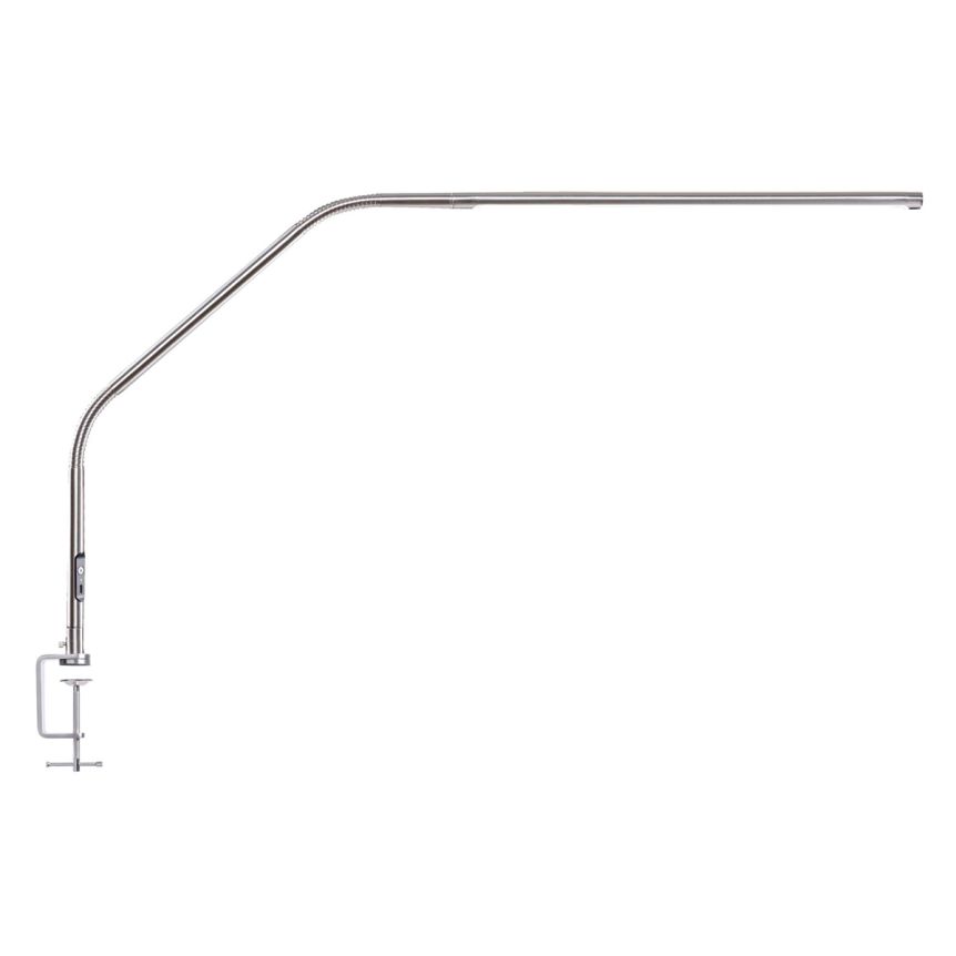 Daylight Slimline 4 LED Table Lamp, Brushed Steel (Dimmable)