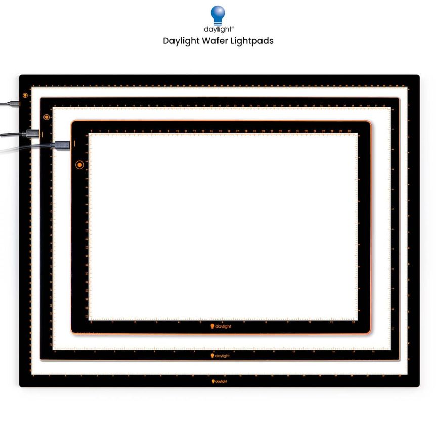 Daylight Wafer LED lightpads with super bright illumination