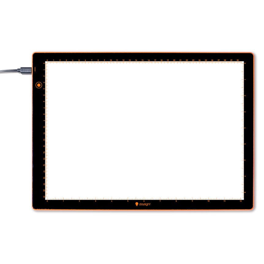 Daylight Wafer 1 LED Lightpad, Lit Area 8.5" x 12.5" (A4)