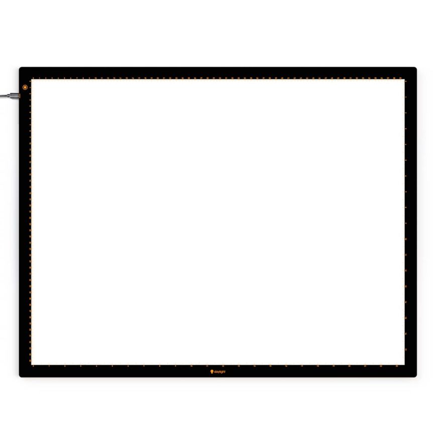 Daylight Wafer 3 LED Lightpad, illuminated area: 18" x 23.6" (A2+)