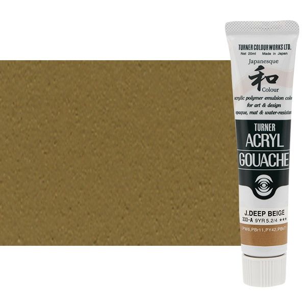 Turner Artist Acryl Gouache - Japanesque Deep Beige, 20ml
