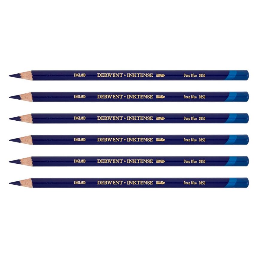 Derwent Inktense Pencil - Deep Blue (Box of 6)