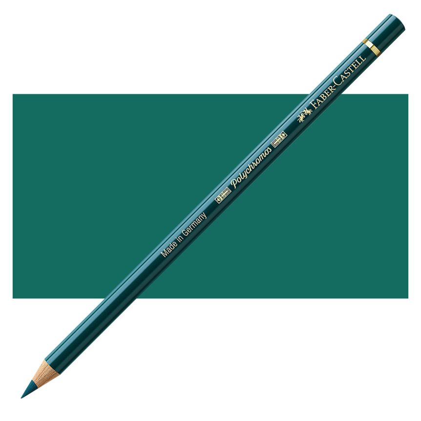 Faber-Castell Polychromos Pencil, No. 158 - Deep Cobalt Green