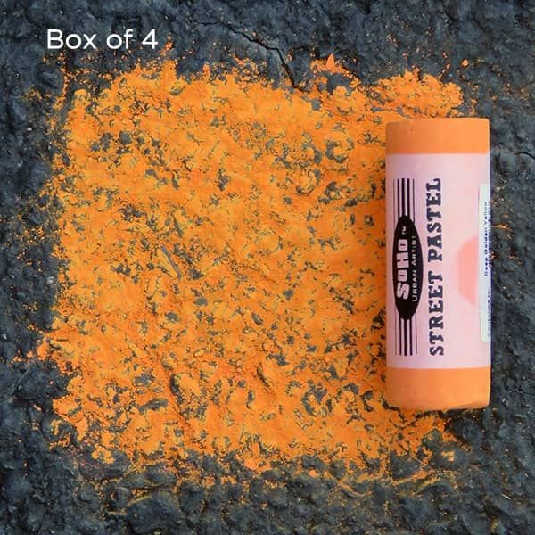 Box of 4 Soho Jumbo Street Pastels Deep Golden Yellow