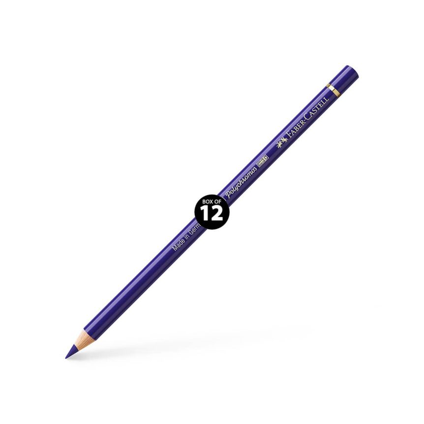 Faber-Castell Polychromos Pencil, No. 141 - Delft Blue (Box of 12)