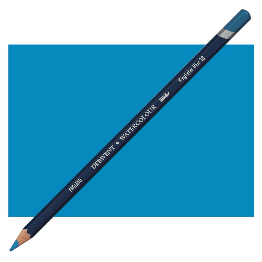 Derwent Watercolor Pencil No. 38 Kingfisher Blue