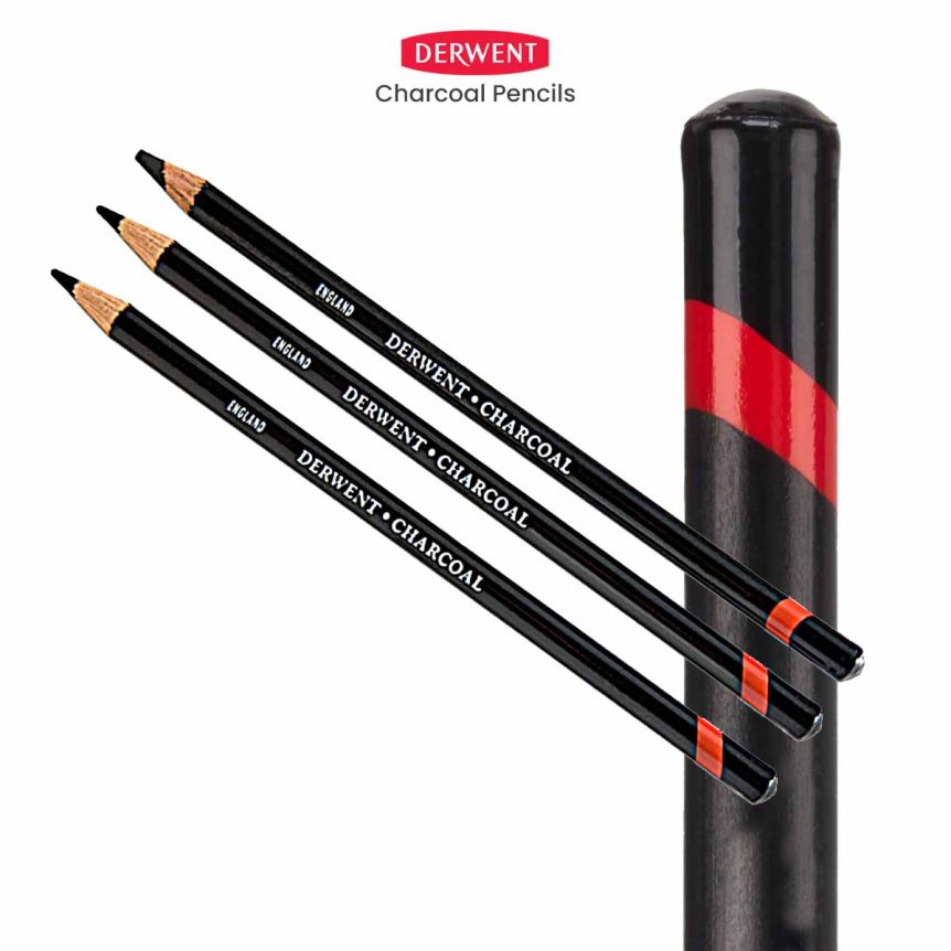 Derwent Tinted Charcoal Pencils (Individual)