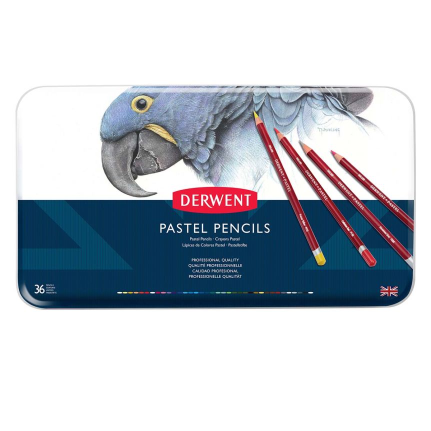 値下げ　ダーウェント　DERWENT PASTEL PENCILS 90色 derwent-pastel-pencils-set-36-