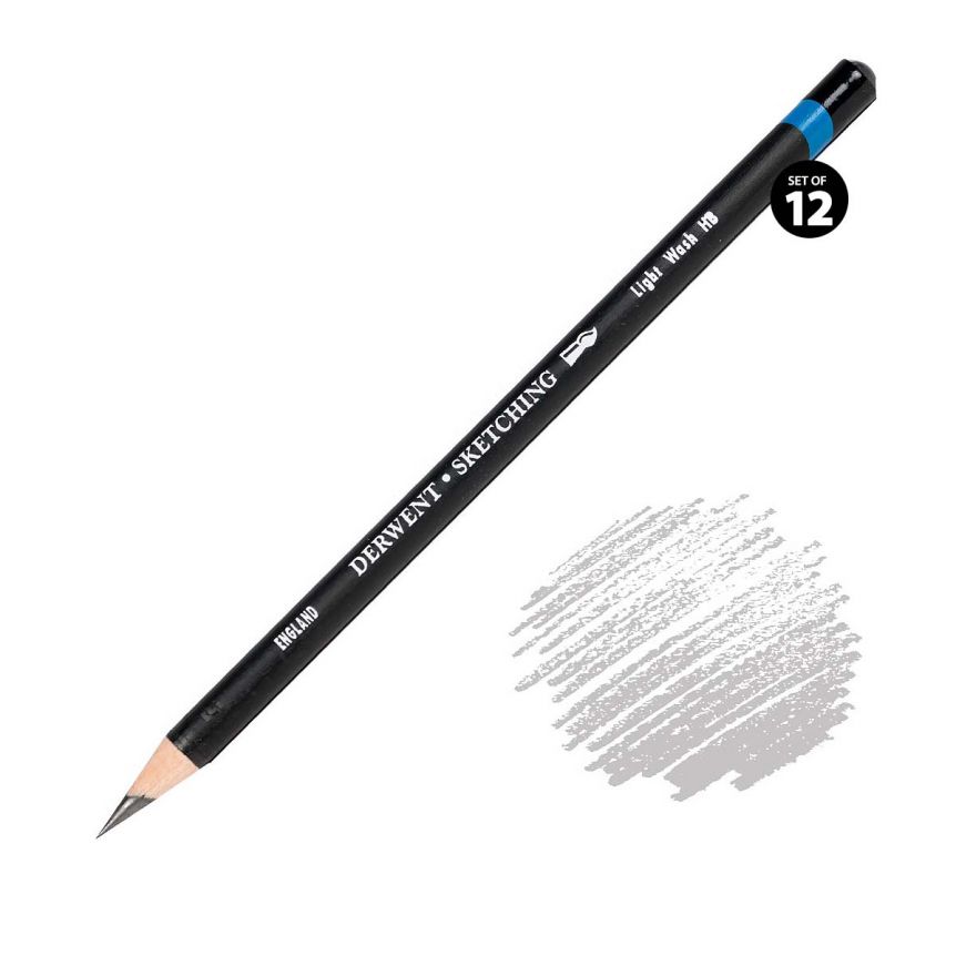 Derwent Watersoluble Sketching Pencils, Set of 6, Pencils