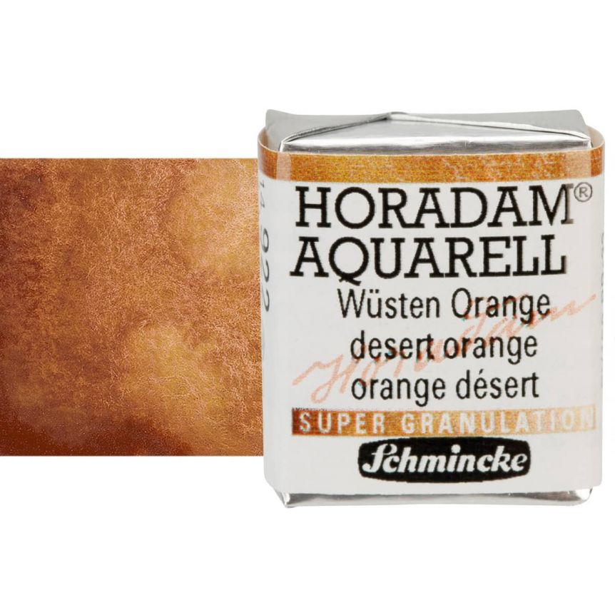 Schmincke Horadam Watercolor Desert Orange Half-Pan