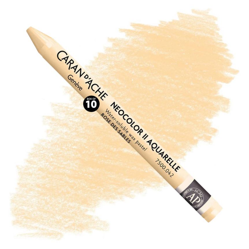 Caran d'Ache Neocolor II Water-Soluble Wax Pastels - Desert Rose