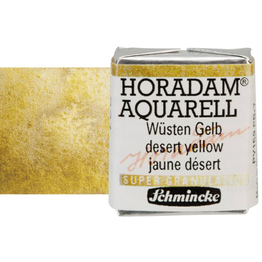 Schmincke Horadam Watercolor Desert Yellow Half-Pan