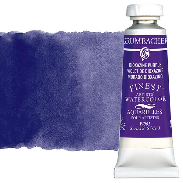 Grumbacher Finest Artists' Watercolor 14 ml Tube - Dioxazine Purple