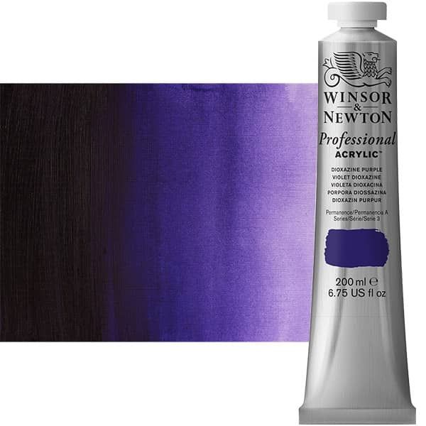 Winsor & Newton Professional Acrylic Dioxazine Purple 200 ml