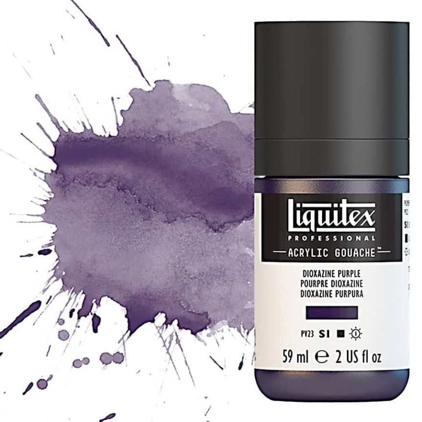 Liquitex Professional Acrylic Gouache 2oz Dioxazine Purple