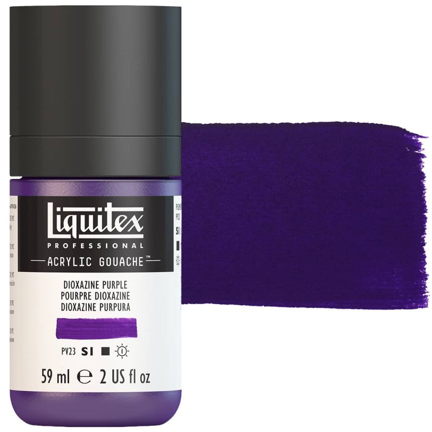 Liquitex Professional Acrylic Gouache - Dioxazine Purple, 2oz Bottle