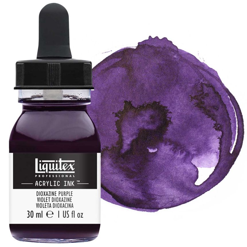 Liquitex Acrylic Ink - Dioxazine Purple, 30ml Bottle