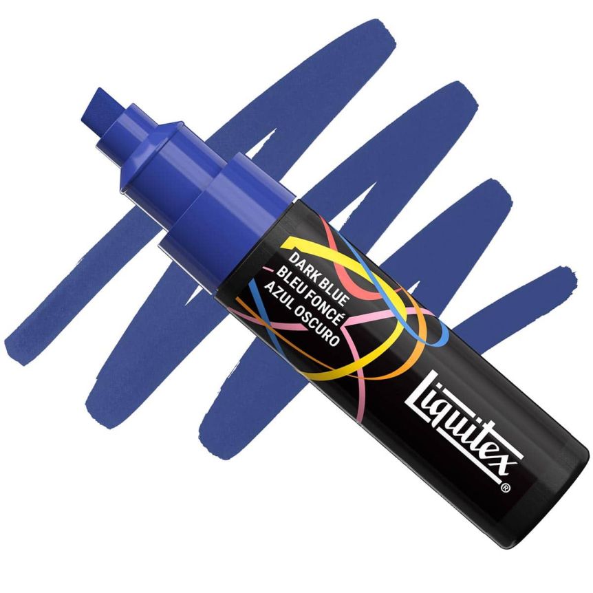 Liquitex Marker - Dark Blue, Chisel Tip, 8 mm