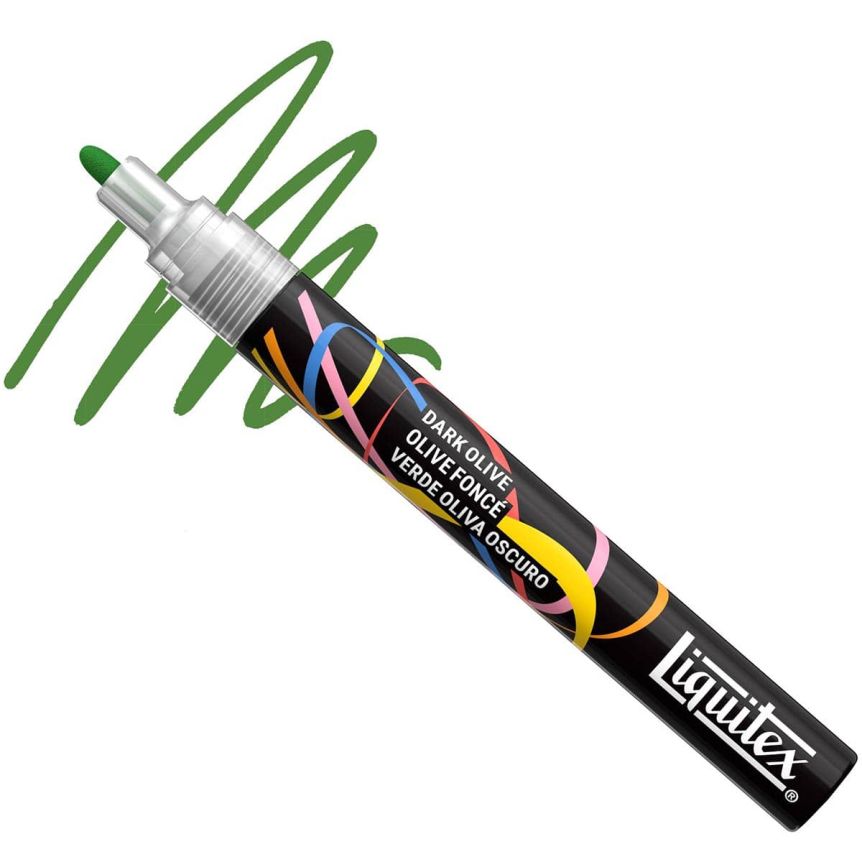 Liquitex Marker - Dark Olive, Bullet Tip, 2 mm