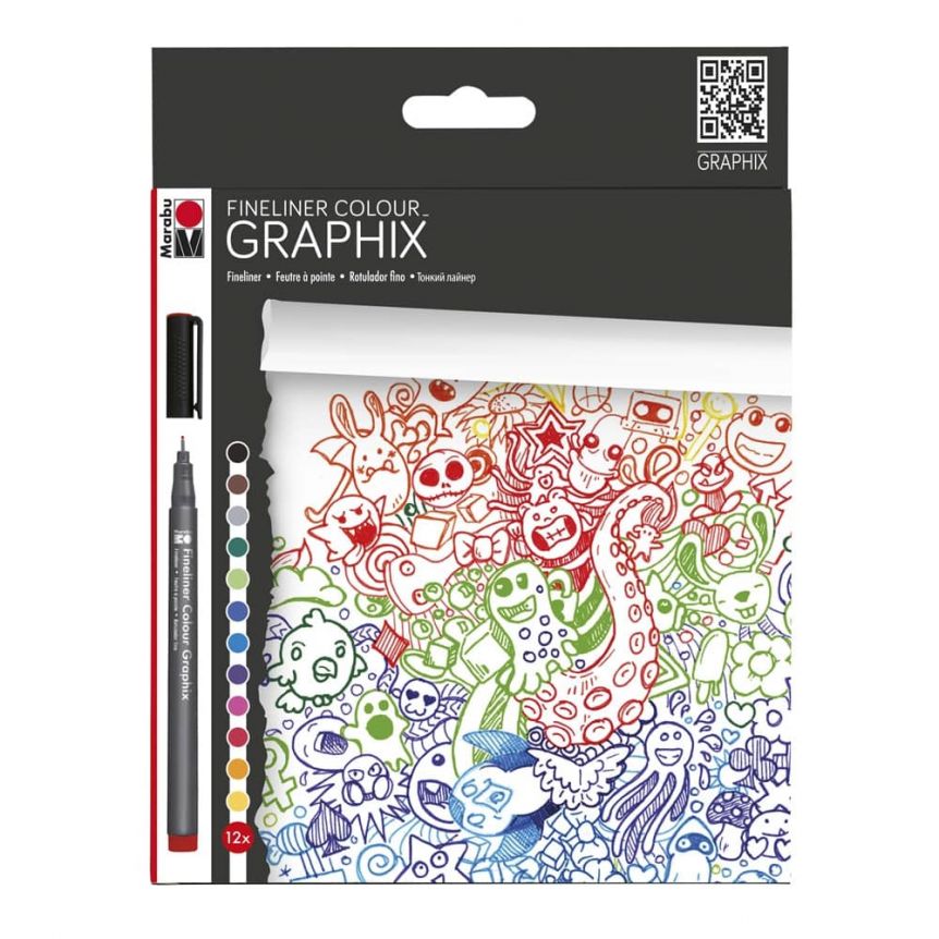 Marabu Graphix Fineliners Pen Sets