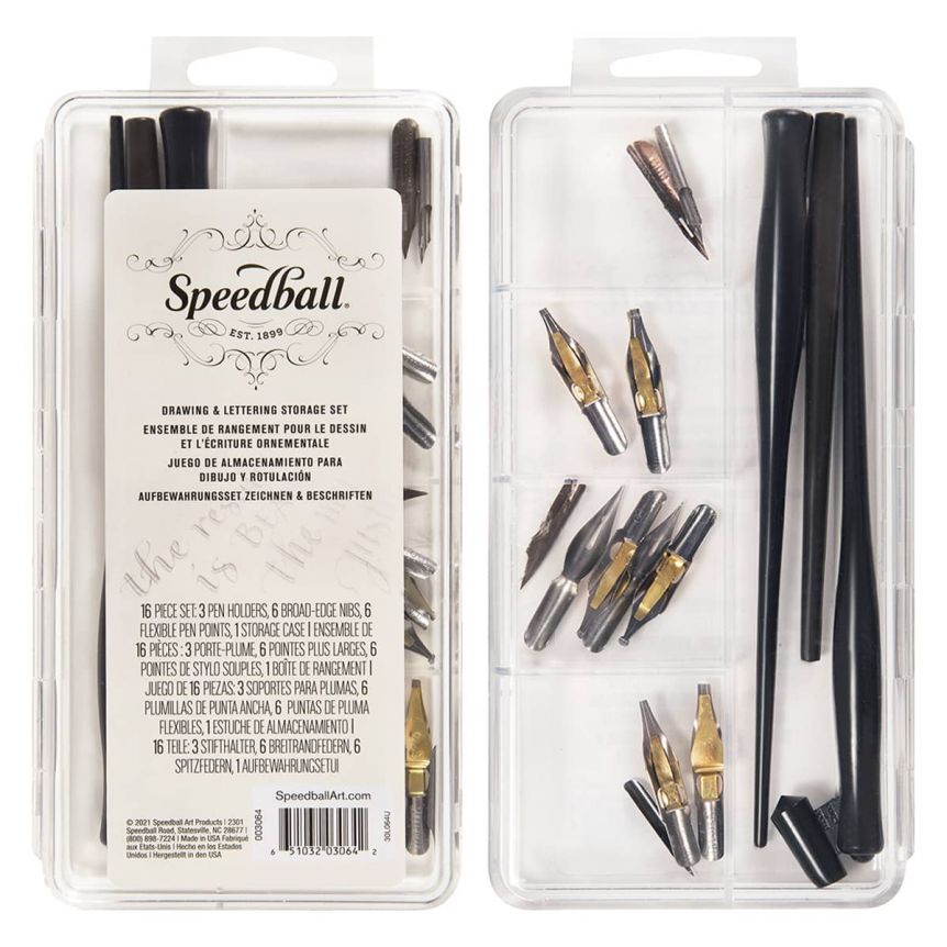 Speedball Calligraphy Pen Storage Sets