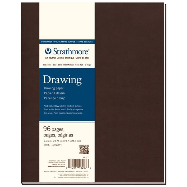 Strathmore 400 Series Softcover Drawing Art Journal 7-3/4x9-3/4" (96 pg) - Cream