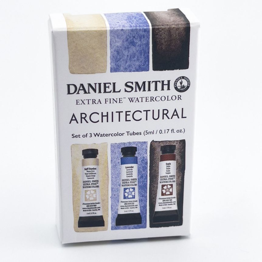 DANIEL SMITH Extra Fine Watercolor - Architectural Set of 3, 5ml Tubes