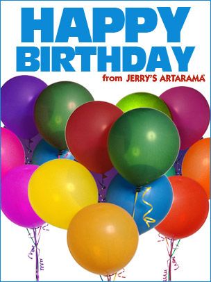 Birthday Art e-Gift Card - Balloons eGift Card