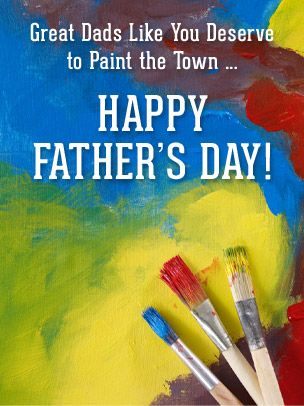 Father&#39;s Day Art eGift Card - Paint the Town eGift Card