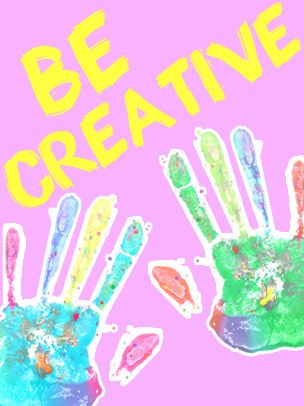 Kids Art eGift Card - Handprints on Pink eGift Card