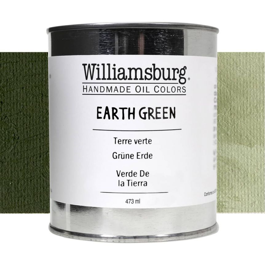 Williamsburg Oil Color 473 ml Can Earth Green