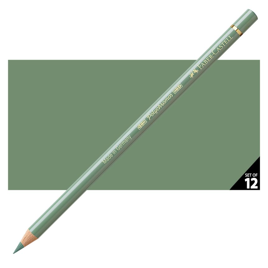 Faber-Castell Polychromos 　chubechan Faber-Castell Polychromos Pencil, No. 172 - Earth Green (Box of 12