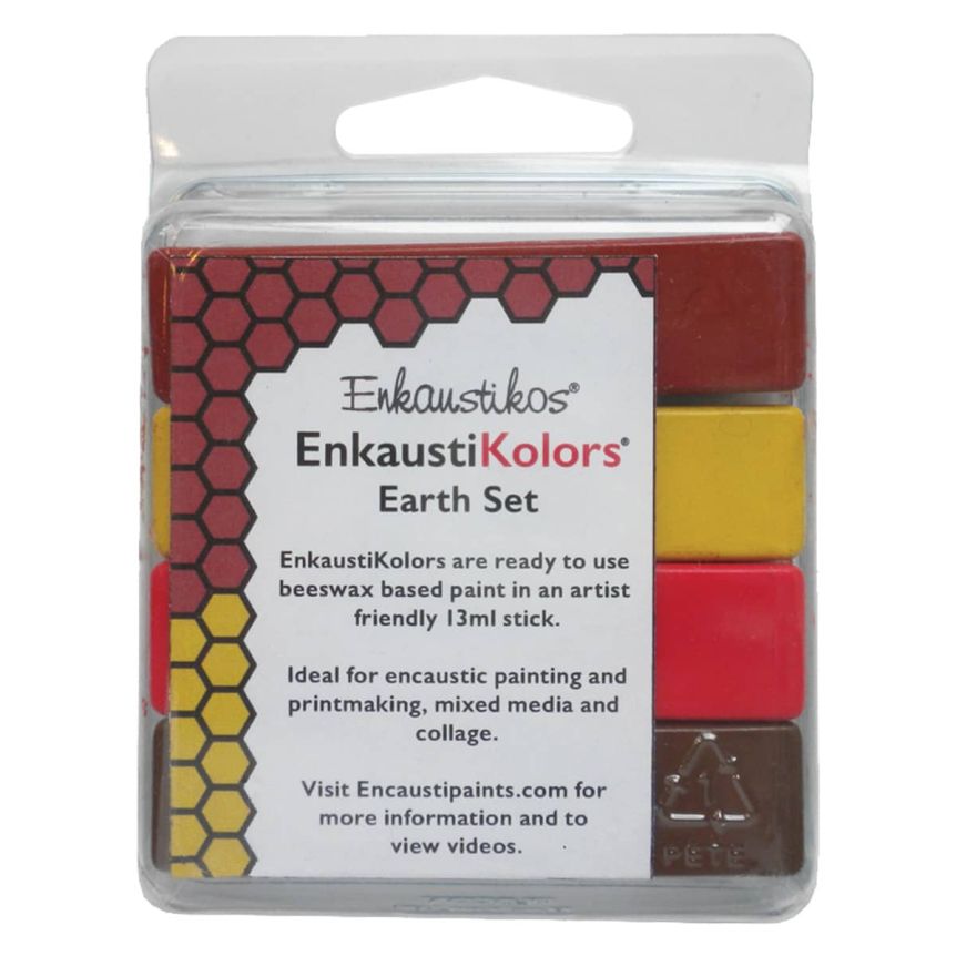 Enkaustikos EnkaustiKolors - Earth Colors (Set of 4)