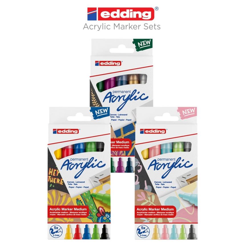 Edding Acrylic Marker Sets Jerry's Artarama