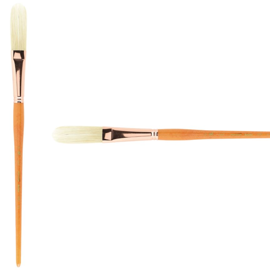 Princeton Refine Series 5400 Natural Bristle Brush - Egbert, Long Handle, Size 12
