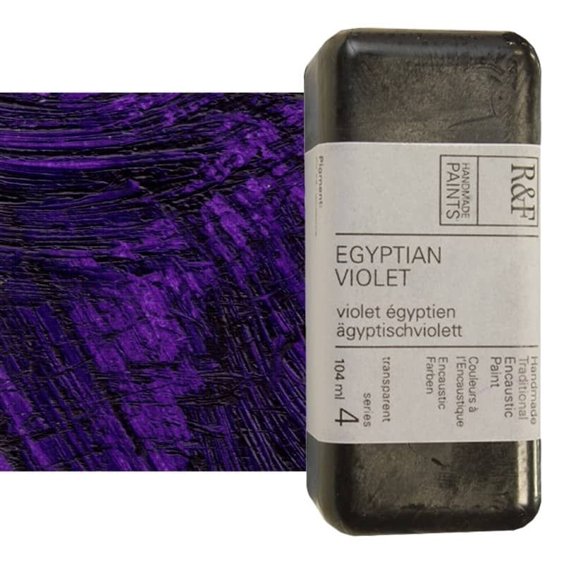 R&F Encaustic Handmade Paint 104 ml Block - Egyptian Violet