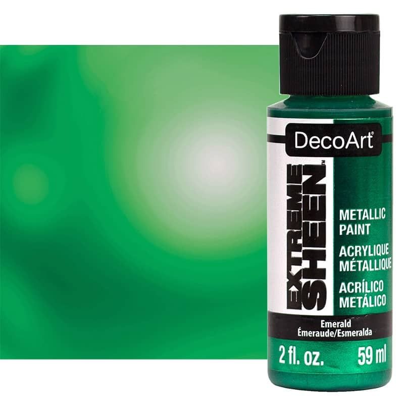 DecoArt Extreme Sheen Metallic Paint 2oz Emerald