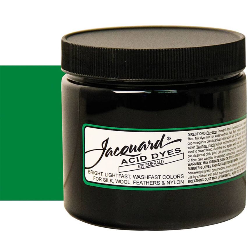 Jacquard Acid Dye Golden Yellow 14g - Tinta Giallo Oro In Polvere Per Lana, Seta E Fibre Proteiche